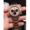 Реплика часов Rolex Daytona из розового золота от Q Factory, механизм 4131.