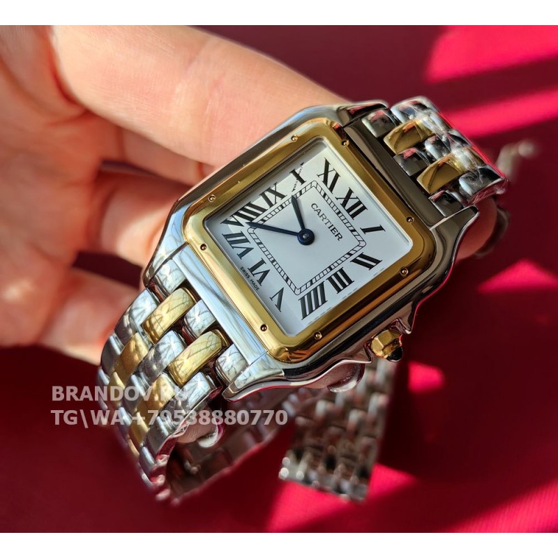 Дубликат часов Cartier panthere large 31 мм unisex сталь золото W2PN0016 — общий вид
