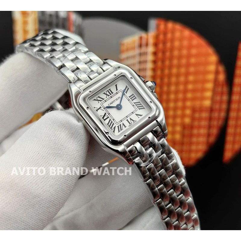 Дубликат часов Cartier small 22 mm steel стальные WSPN0006 — общий вид