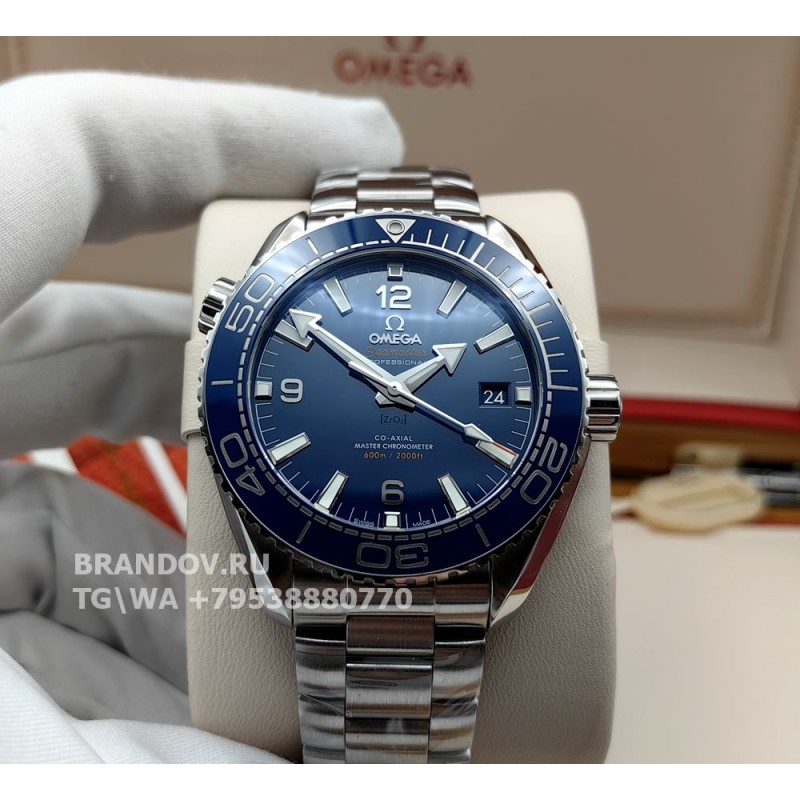 Копия часов Omega Planet Ocean 600 m 215.30.44.21.03.001 43,5 мм — общий вид