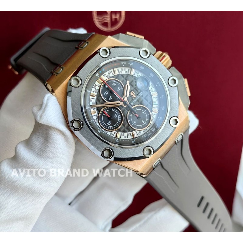 Копия часов Audemars Piguet Michael Schumacher 26568OM.OO.A004CA.01 44 мм — общий вид