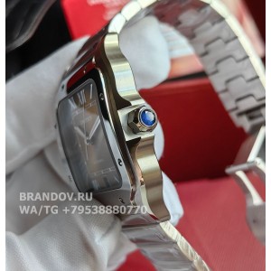 Часы Cartier Santos Large Steel Brown WSSA0064 комплект — вид сбоку