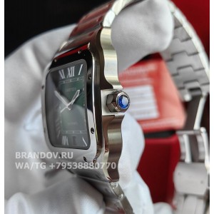 Часы Cartier Santos Large Steel Green WSSA0062 комплект — задняя крышка корпуса