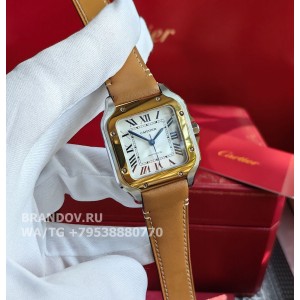 Часы Cartier Santos Medium Two Tone 35мм W2SA0016 — фото 7