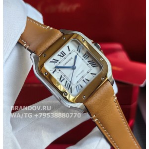 Часы Cartier Santos Medium Two Tone 35мм W2SA0016 — фото 8