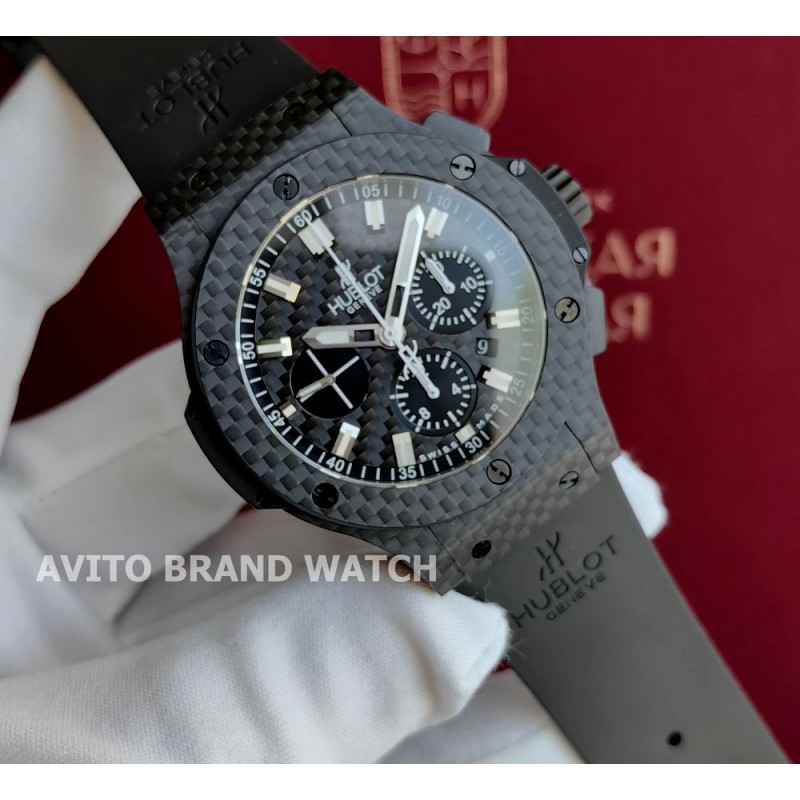Реплика часов Hublot Big Bang 44 mm Carbon 301.QX.1724.RX — общий вид