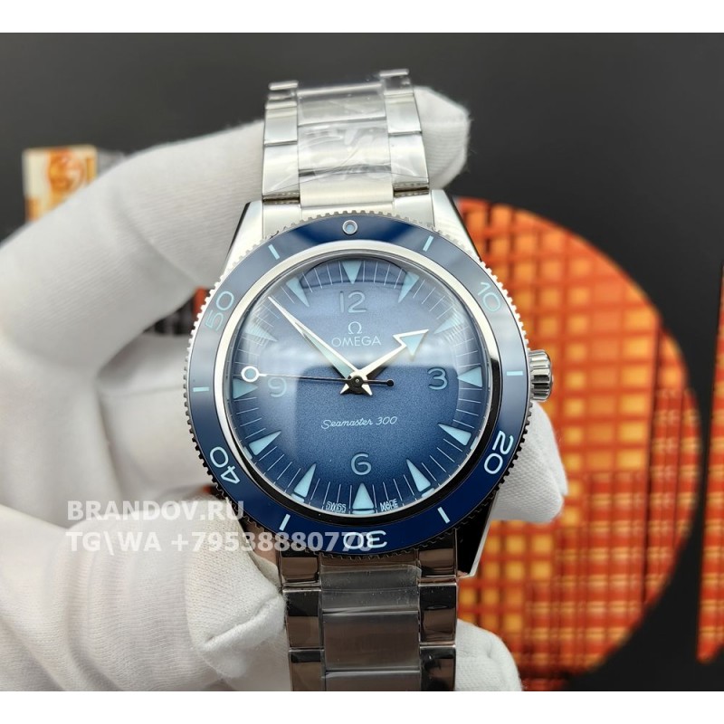 Дубликат часов Omega Seamaster 300m 007 41 мм blue 234.30.41.21.03.002 — общий вид