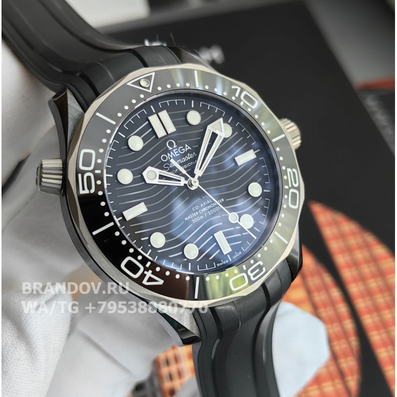 Копия часов Omega seamaster 300m 210.92.44.20.01.001 43,5 мм — общий вид