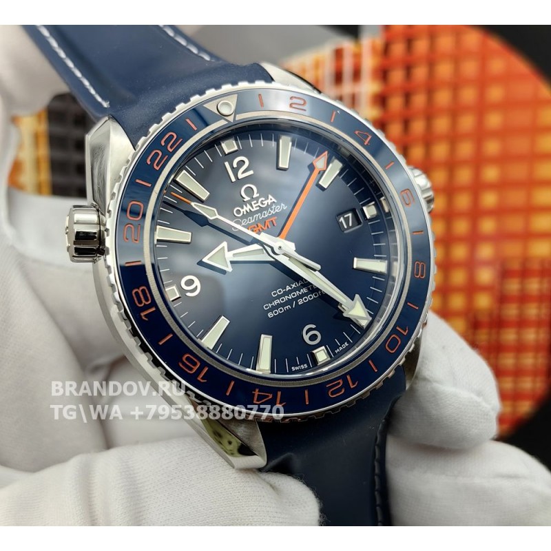 Дубликат часов Omega Seamaster Planet Ocean Gmt 43,5 мм 232.32.44.22.03.001 — общий вид
