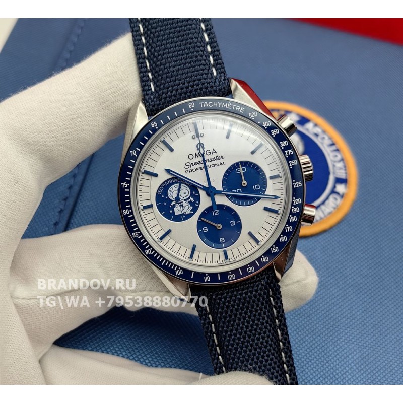 Дубликат часов Omega Speedmaster Snoopy 42 mm 310.32.42.50.02.001 — общий вид