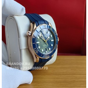 Часы Omega Seamaster Diver 300 Blue Gold 42 mm 210.62.42.20.03.001 комплект — фото 8