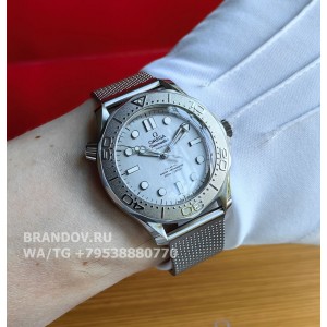 Часы Omega Seamaster Diver 300m 42 мм 210.30.42.20.06.002 с комплектом — циферблат крупным планом