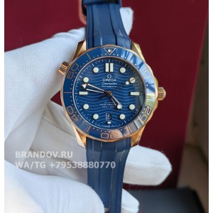 Часы Omega Seamaster Diver 300 Blue Gold 42 mm 210.62.42.20.03.001 комплект — задняя крышка корпуса