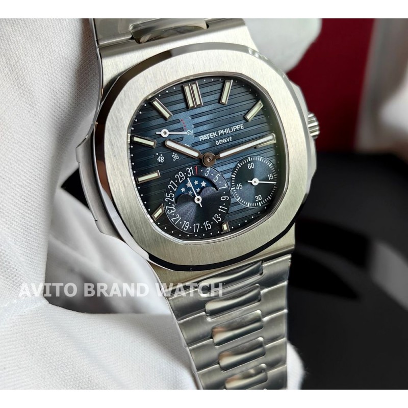 Дубликат часов Patek Philippe nautilus Moon Phase 5712/1A-001 40 мм — общий вид