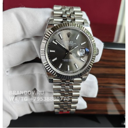 Rolex datejust 41mm grey dial 126334
