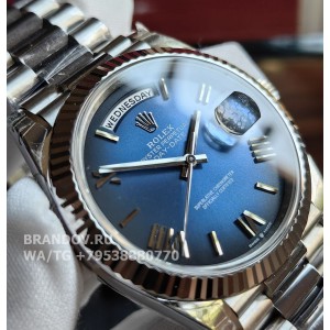 Часы Rolex Day-Date 40 мм blue dial 228239-0007 — вид сбоку