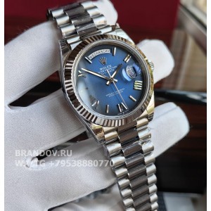 Часы Rolex Day-Date 40 мм blue dial 228239-0007 — фото 8