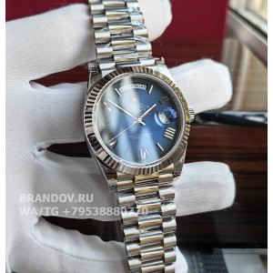 Часы Rolex Day-Date 40 мм blue dial 228239-0007 — фото 9