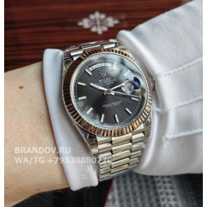 Часы Rolex Day-Date 40 мм black dial 228239 — фото 9