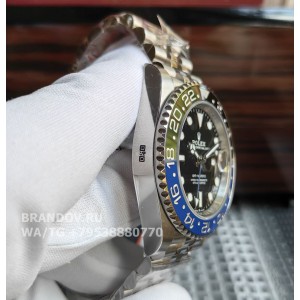 Rolex GMT-Master II batman 116710blnr black/blue — застёжка и браслет