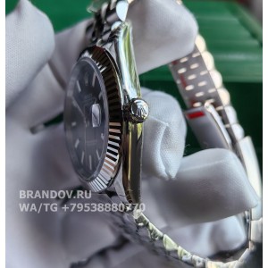 Rolex Datejust 41mm Jubile Black Dial 126334 — вид сбоку