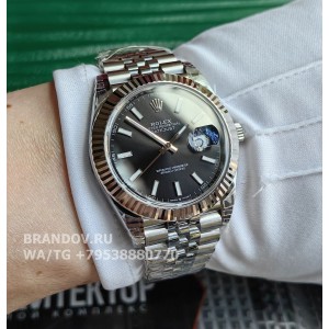Rolex Datejust 41mm Jubile Black Dial 126334 — фото 9