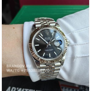 Rolex Datejust 41mm Jubile Black Dial 126334 — фото 11