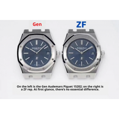 Audemars Piguet Royal Oak 15202 ZF против оригинала