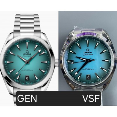 Omega Aqua Terra Turquoise VSF: как оценивать цвет циферблата