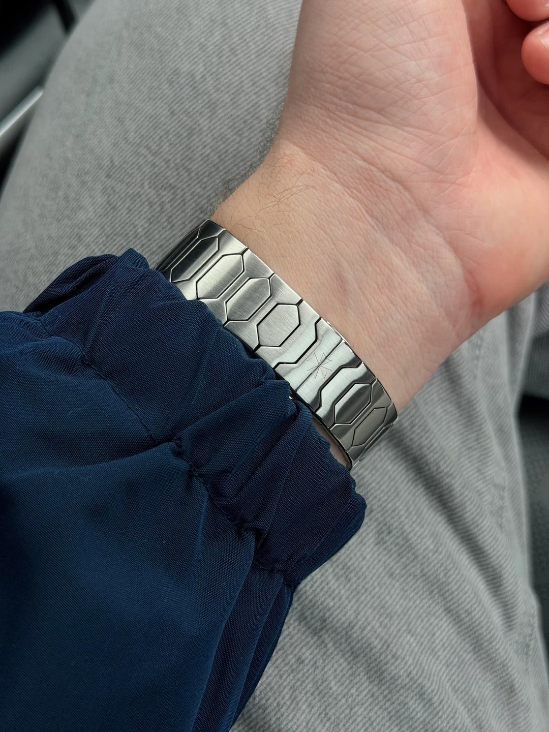 Стальной интегрированный браслет Vacheron Constantin 222 MXF