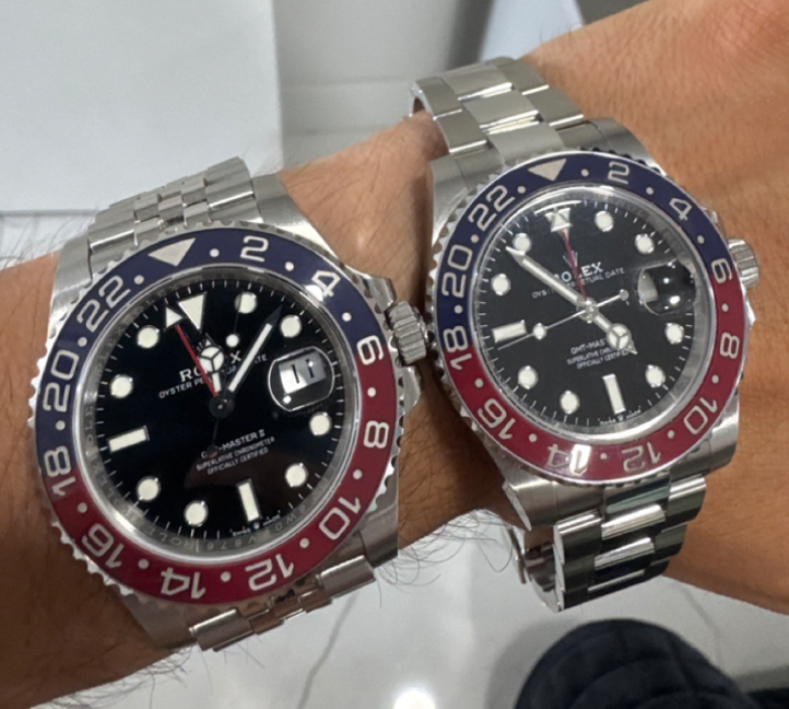 Сравнение Rolex GMT-Master II Pepsi VSF V3 и ARF