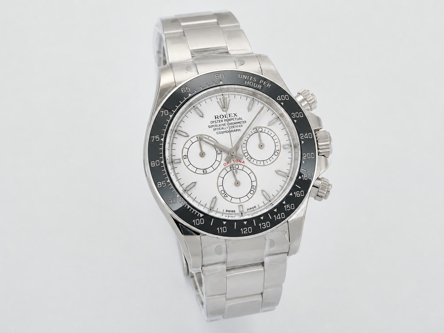 Корпус и серый керамический безель Daytona 126502 Clean Plus