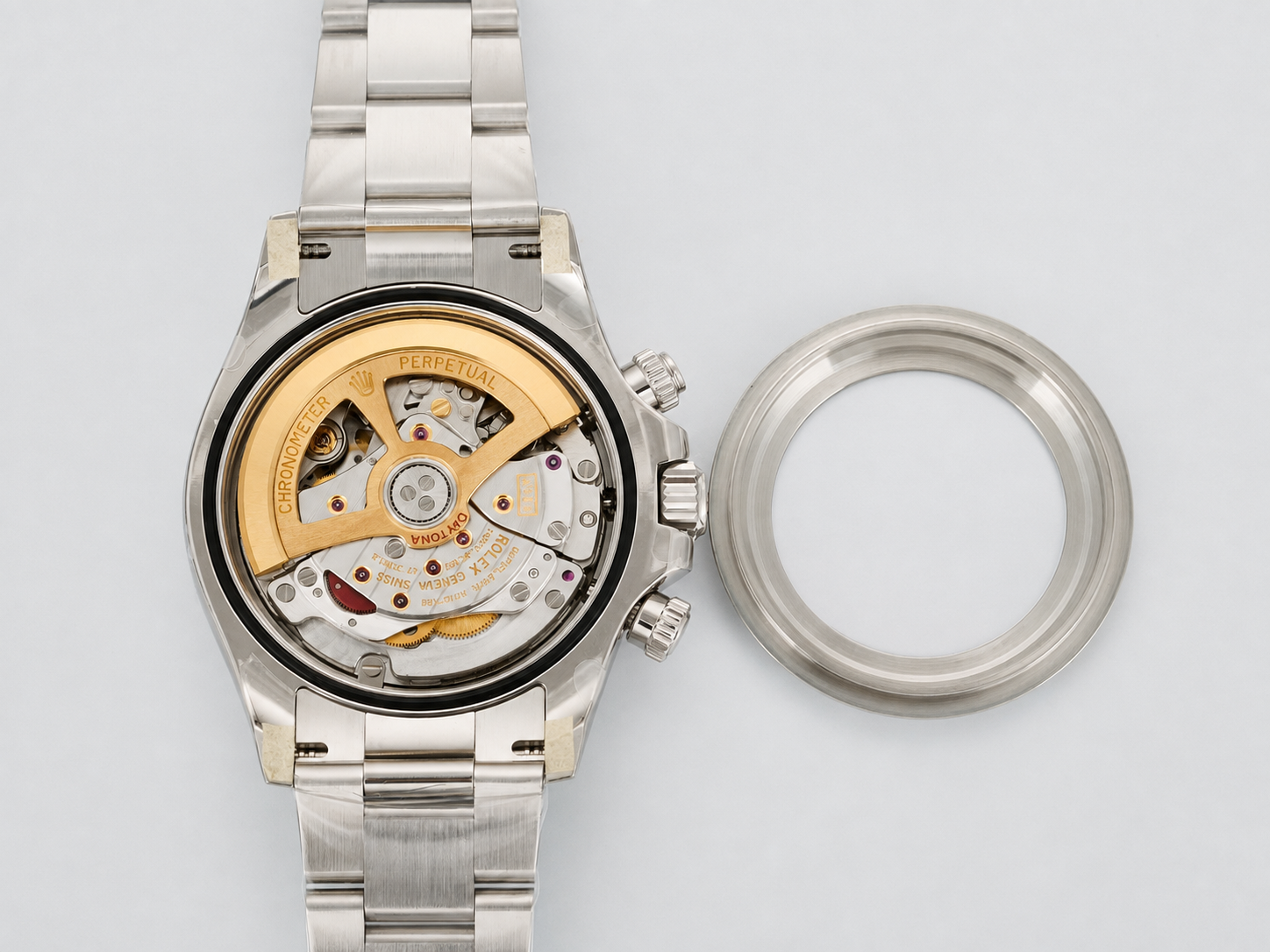 Rolex Daytona 126502 Clean Plus с открытой прозрачной крышкой