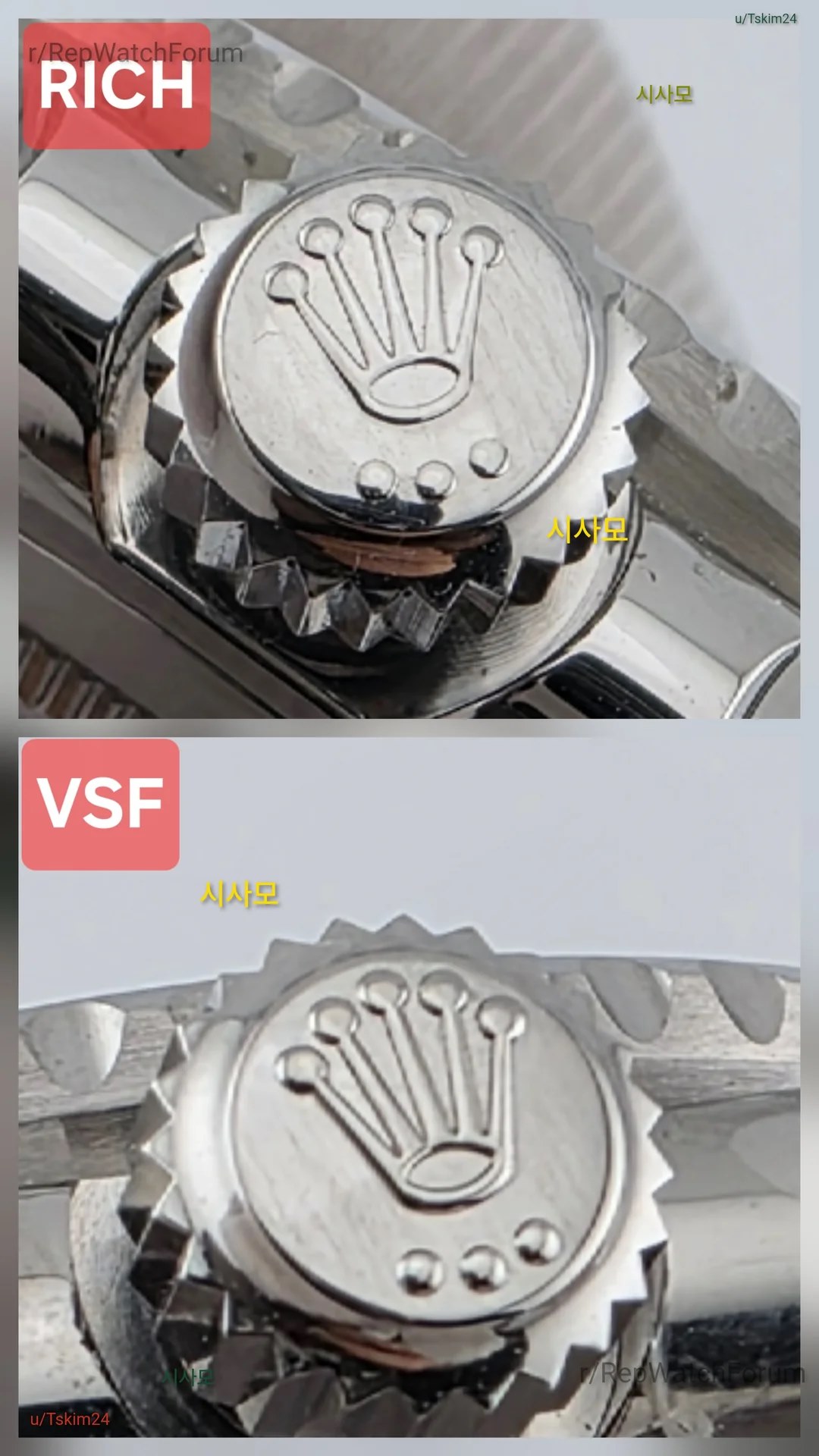 Заводные головки Rolex GMT-Master II Pepsi RICH и VSF
