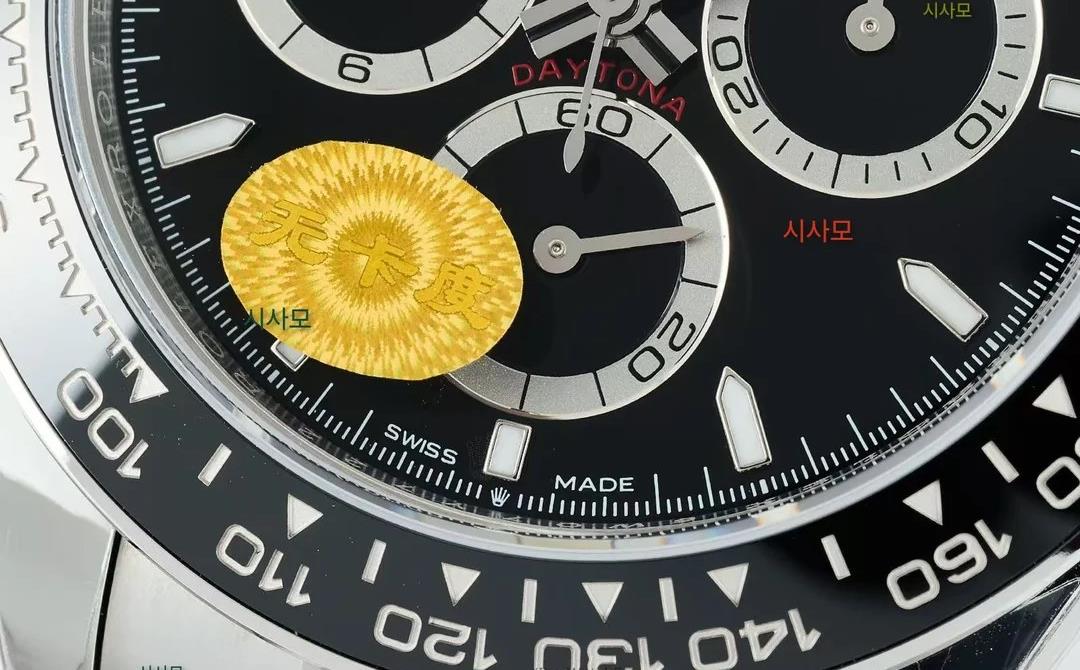 Нижний счетчик и шкала безеля Daytona 126500