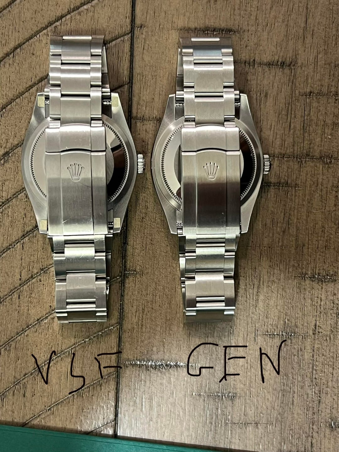 Браслеты и застёжки Rolex Oyster Perpetual 36 VSF и оригинала