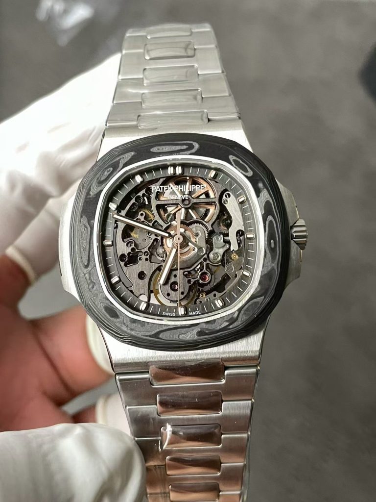 Открытый циферблат Nautilus 5711 The Pearl Project ADG