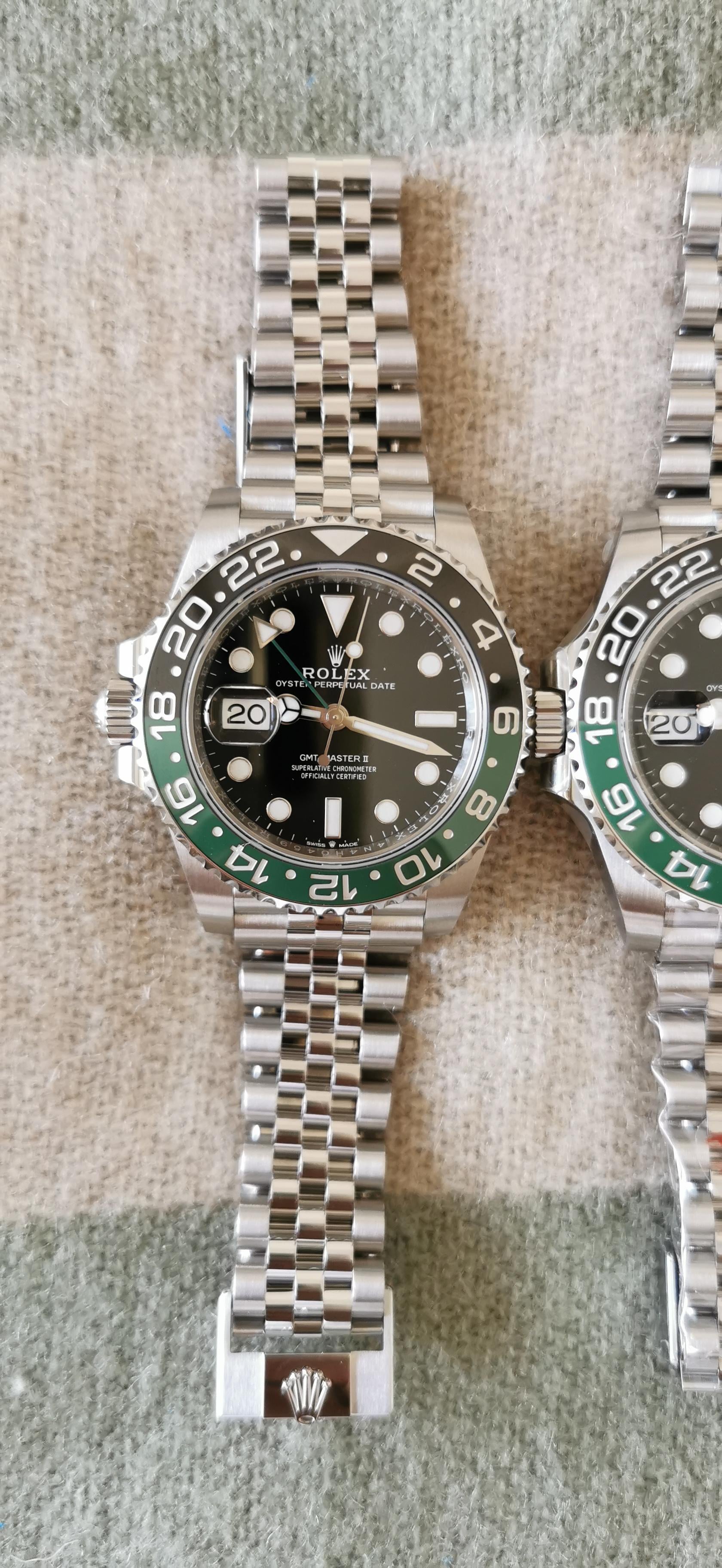 Циферблаты, дата и циклоп Rolex Sprite VSF и оригинала