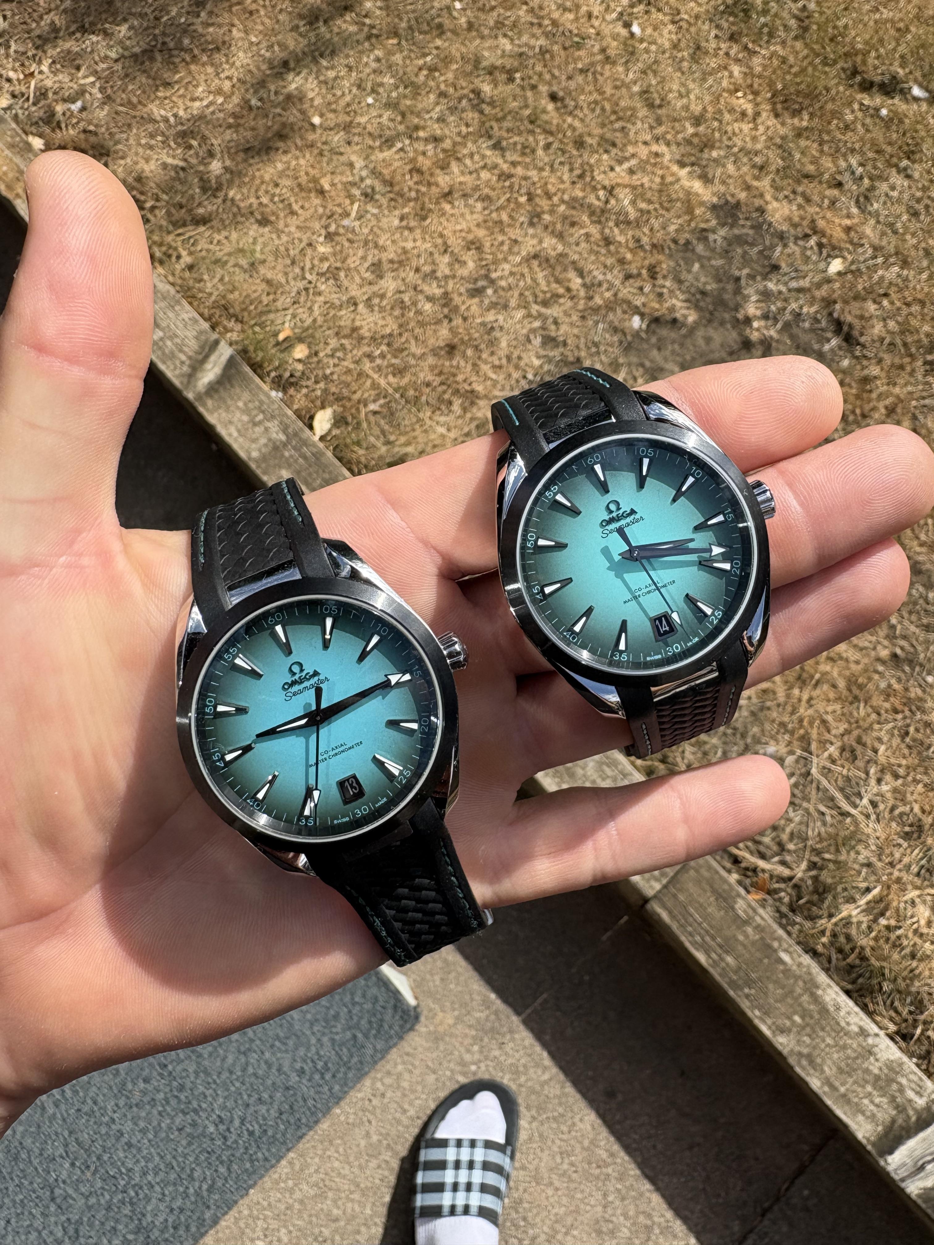 Aqua Terra Turquoise при дневном свете