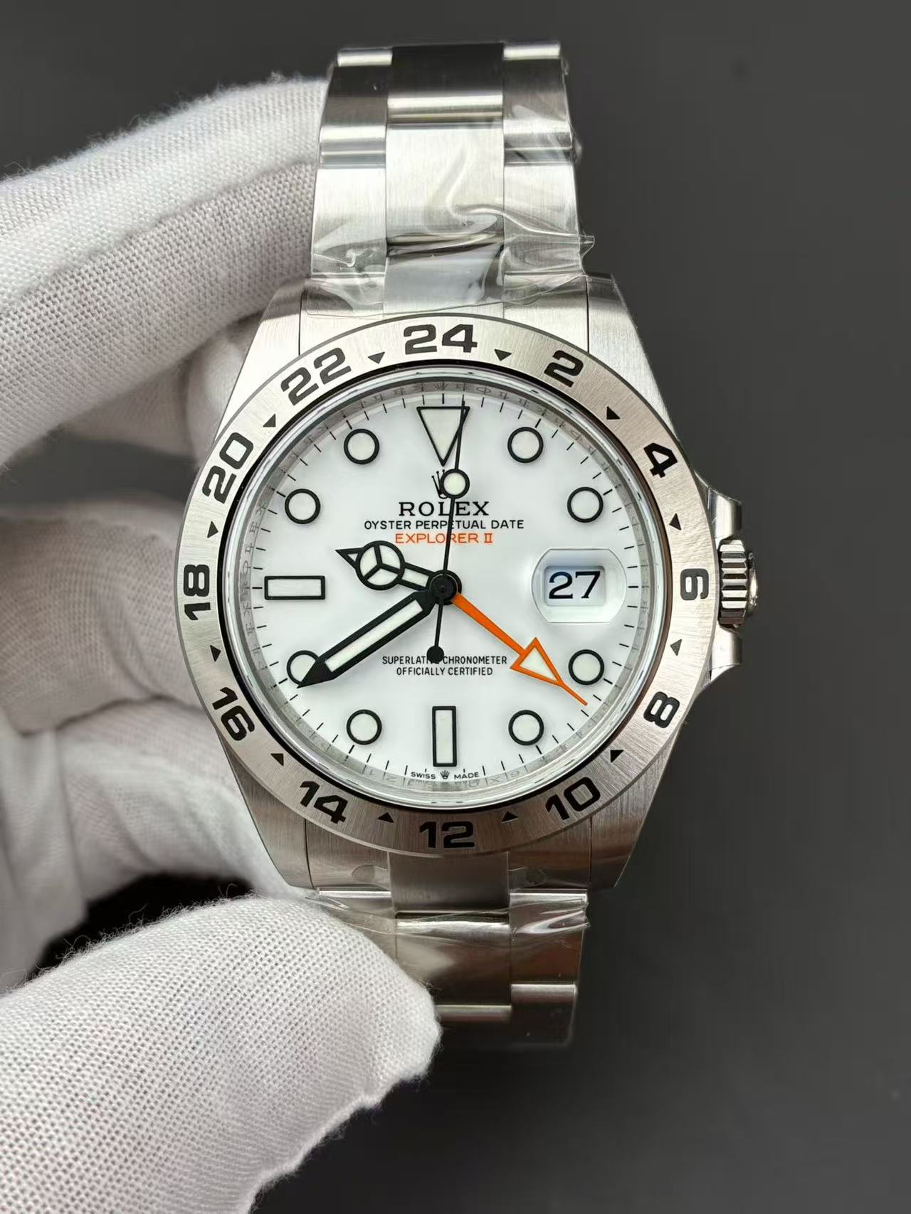 Стальной безель и корпус Explorer II VSF